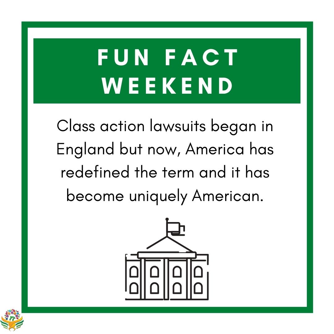 Entrepods's tweet image. America has taken over class action lawsuits!
#FunFactWeekend