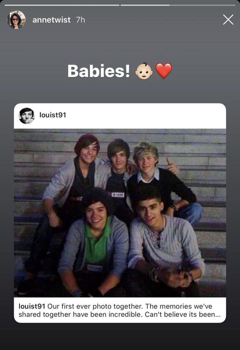 hsltpictures's tweet photo. 📲 | Anne (Harry’s mum) reposted Louis’ Instagram post! 💓
#OneDitection #10YearsOf1D
— https://t.co/ei12AteMwU https://t.co/Wdxm10jaOe