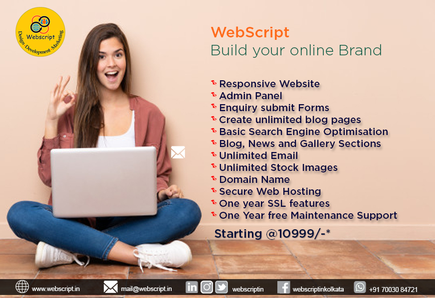 webscriptin's tweet photo. 𝐓𝐡𝐞 𝐍𝐞𝐞𝐝 𝐎𝐟 𝐖𝐞𝐛𝐬𝐢𝐭𝐞 𝐈𝐧 𝟐𝟎𝟐𝟎
Running a business website is clearly on the minds of most of the industry this year. To know all the latest trends visit us

📧 mail@webscript.in 📲91 70030 84721 🌐 https://t.co/pAbkD8s11Z https://t.co/6afwSOjxmG