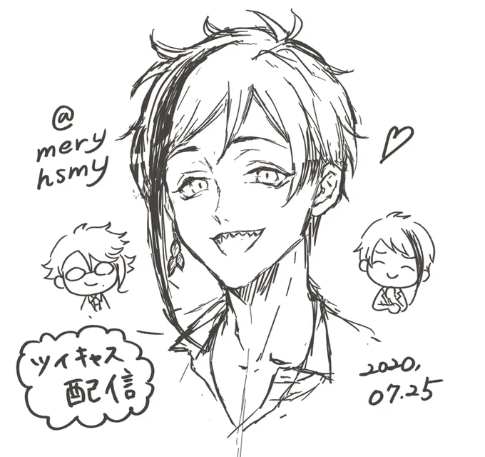 たまには違う絵を描くのも楽しかったです?? 
