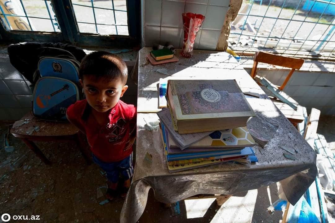 LAbdullayevaMFA's tweet photo. And yet #Armenia claims so brazenly that it’s not targeting the civilians and residential areas?! 
The photos taken in the villages of #Tovuz district 🇦🇿 located next to the international border of two states speak for themselves.
#StopArmenianAggression https://t.co/LV8VKB3cXD