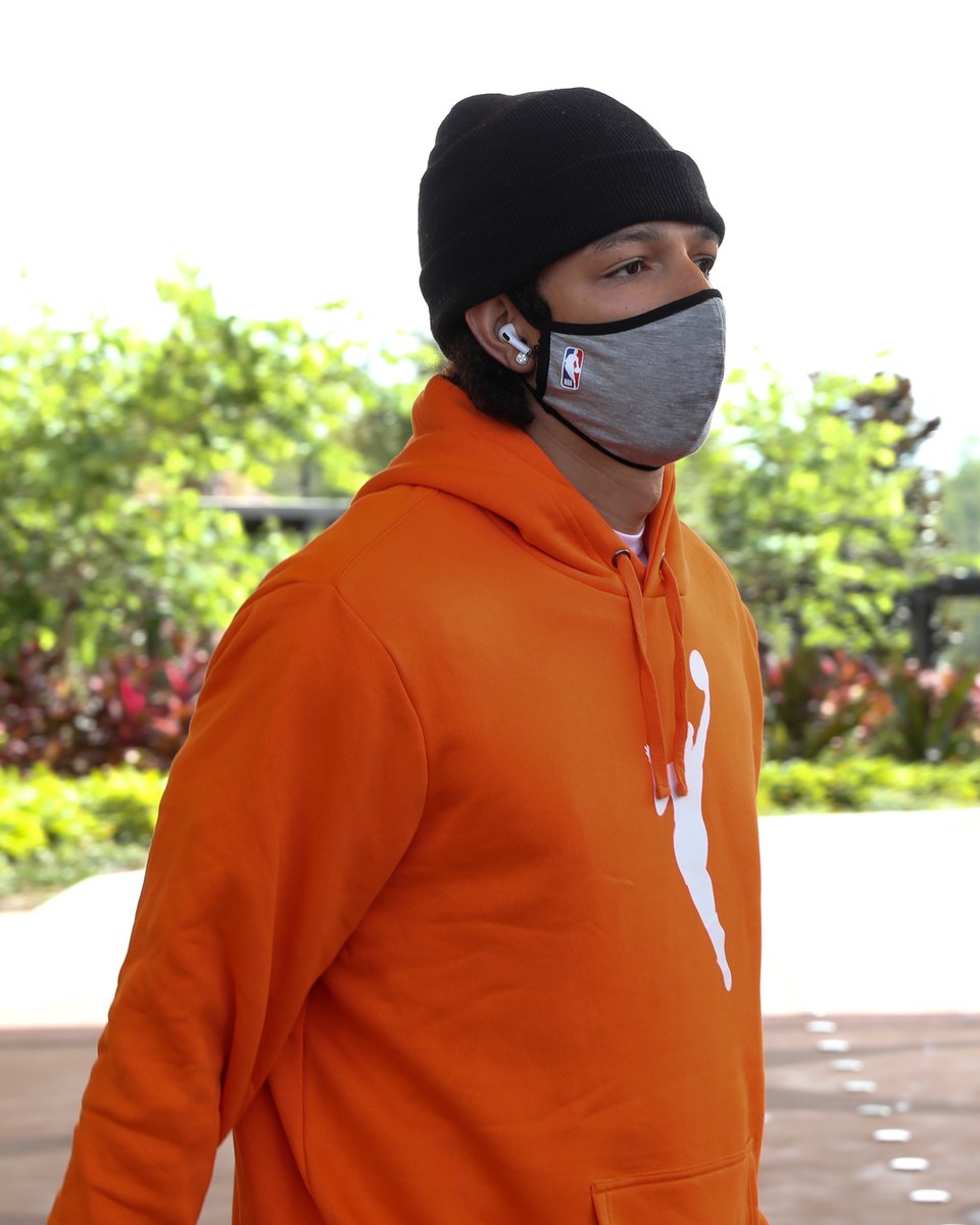 Bucks's tweet image. Reppin the WNBA on the first day of the 2020 season!!

#OrangeHoodie | #InItForGood