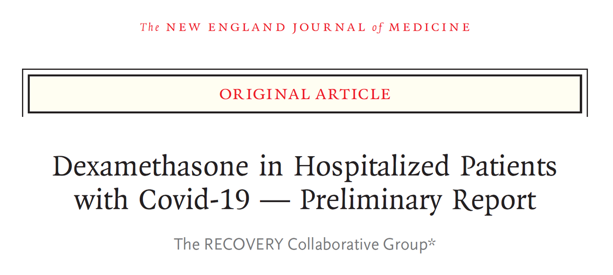 1/My appraisal of the RECOVERY trial: This was a (very) positive study.How could chance or bias affect the validity of these results? What was missing?How should we apply these results?Let’s take a deeper look.  #HowIReadThisPaper