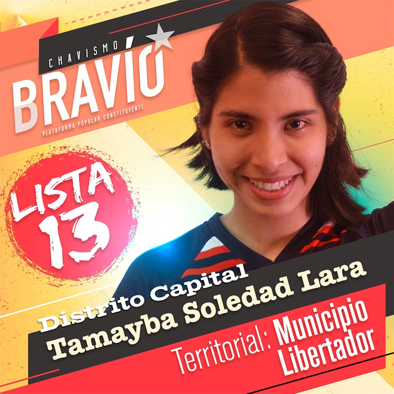 sordon's tweet photo. Entre lxs camaradas detenidos están Tamaiba Lara, Rigel Sergent y José Guzmán Tato. Ellos fueron candidatos a la constituyente por el Chavismo Bravío. https://t.co/nhOoKCJSyb