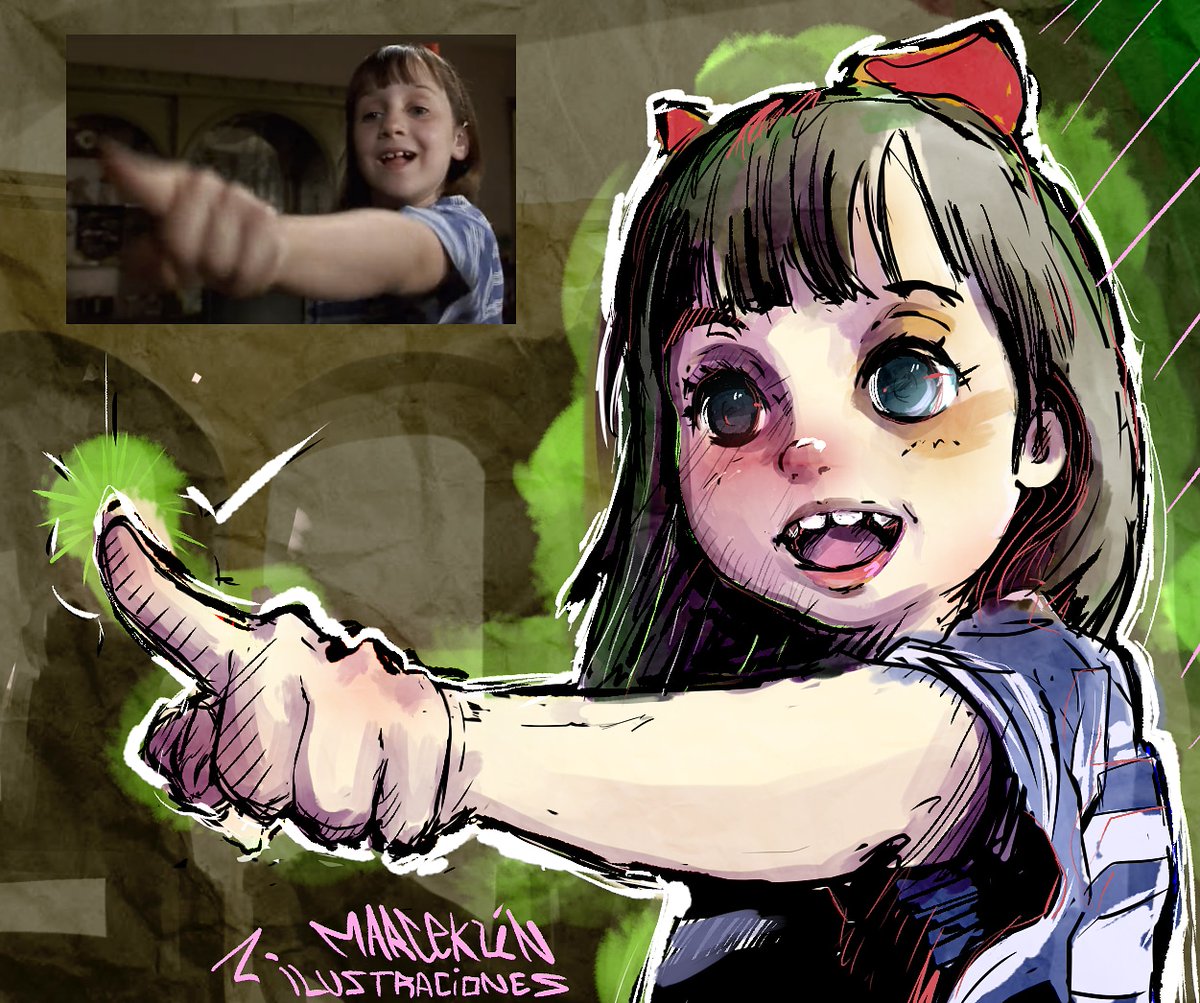 MarcekunI's tweet photo. Practicando retratos rápidos, -09- 
#matilda 

https://t.co/CK7OWNuX6b

#MarceloSanz
#MarcekúnArt
#MarcekúnIlustraciones 
#MaraWilson https://t.co/LsBLIkgrOm