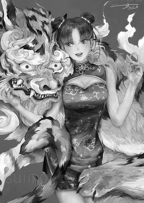 #絵をモノクロにするとかっこいい 
モノクロでも良い絵になってたら嬉しいな 