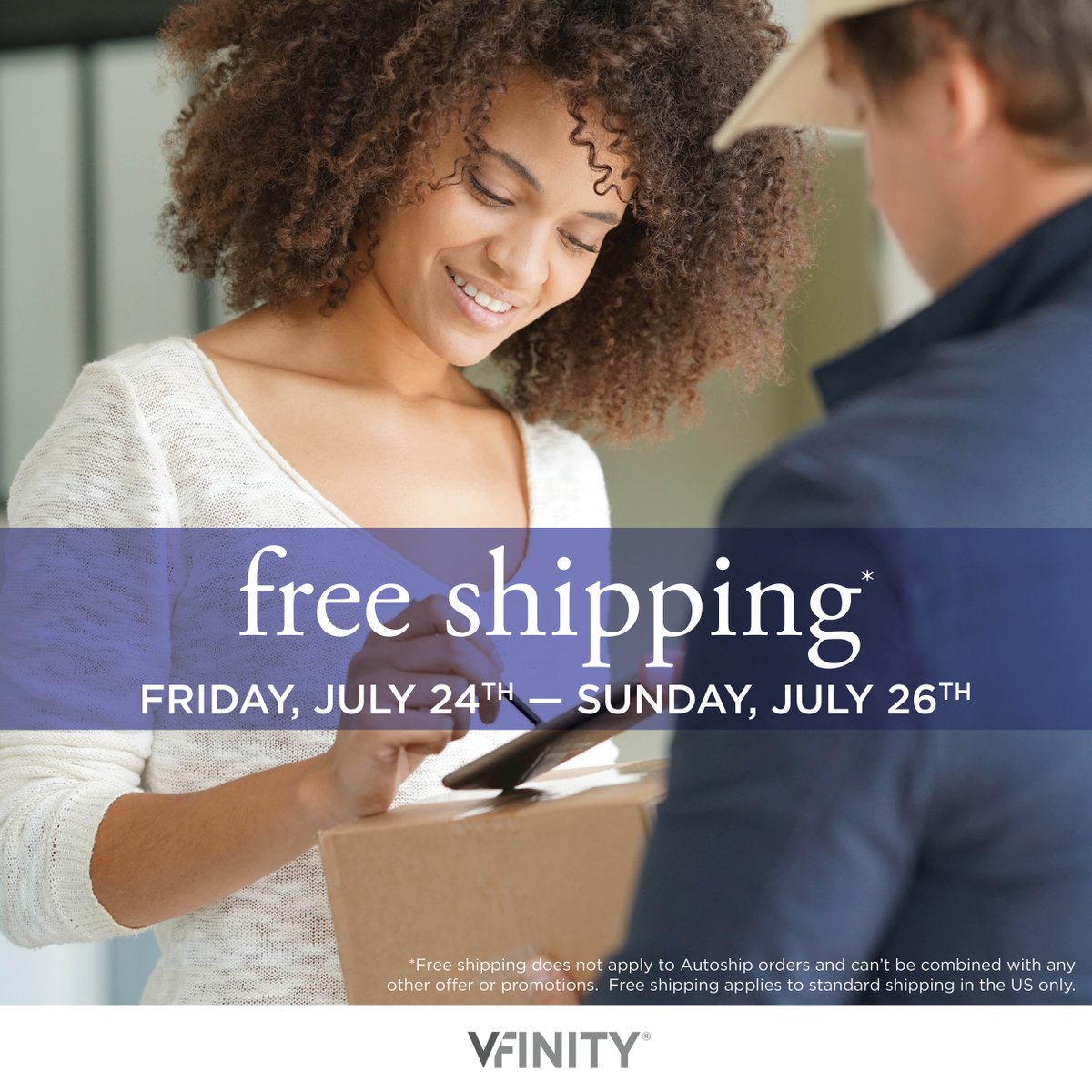 VfinityInc's tweet photo. The shipping is on us this weekend! ❤️ https://t.co/jRLPJYcykm