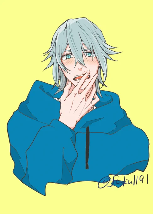 フォロワーさんの推しを描くタグで描かせていただきました。他ジャンル描くのもとても楽しかった💕
1 かわいい環くん
2 照れてる環くん
3 見返り千さん 
