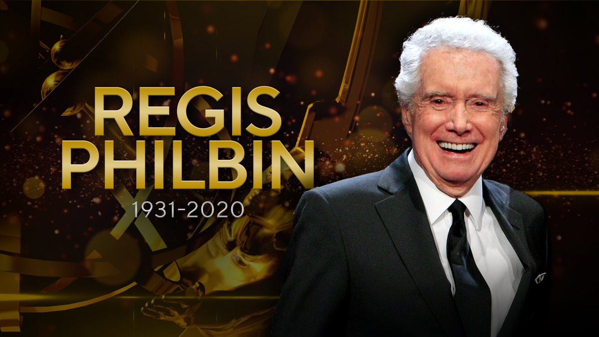 DaytimeEmmys's tweet image. Honored with @DaytimeEmmys for Talk Show Host, Game Show Host, and Lifetime Achievement, Regis Philbin epitomized the word “icon." Pictured here at our 42nd annual ceremony in 2015, he was a dear friend, colleague, and champion of our daytime community. We will miss him. #RIP