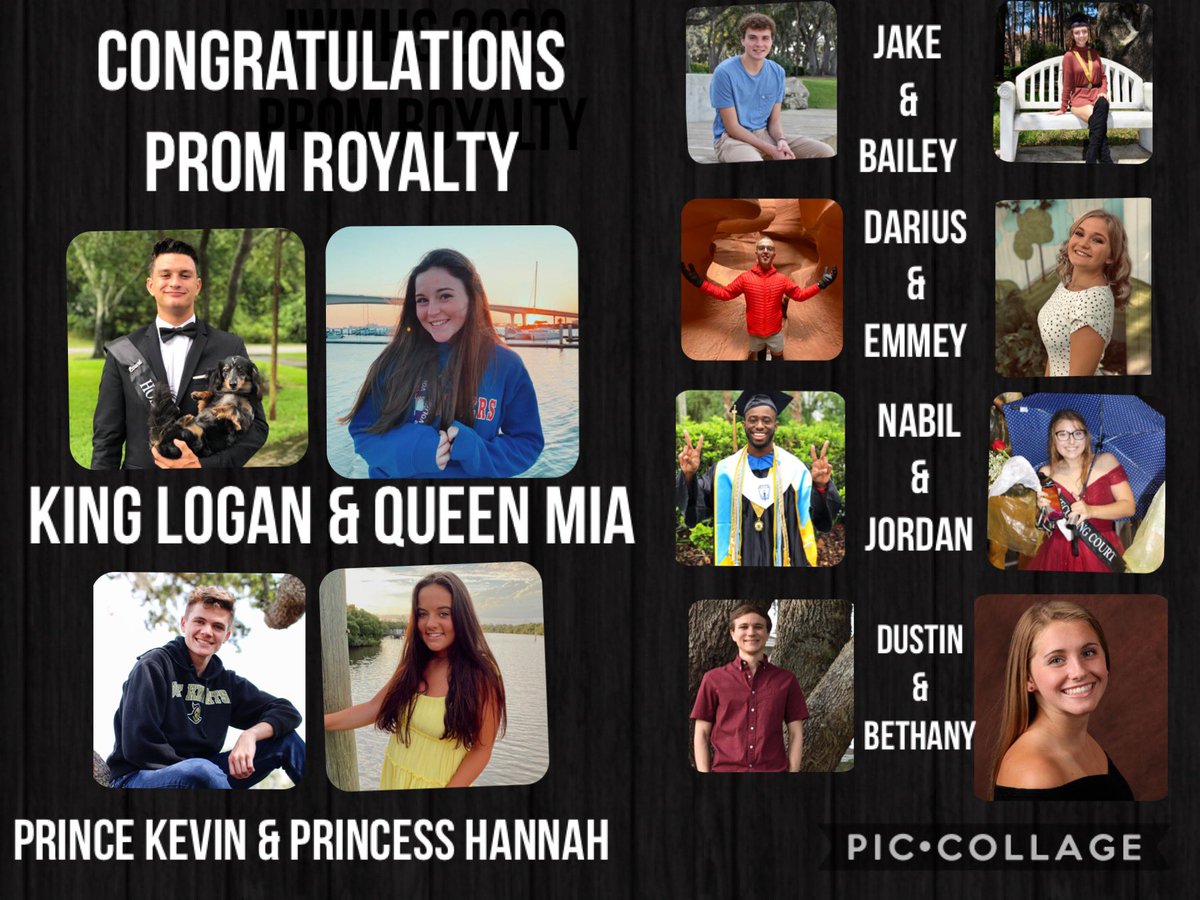 A HUGE congratulations to our 2020 Prom Royalty!👑 