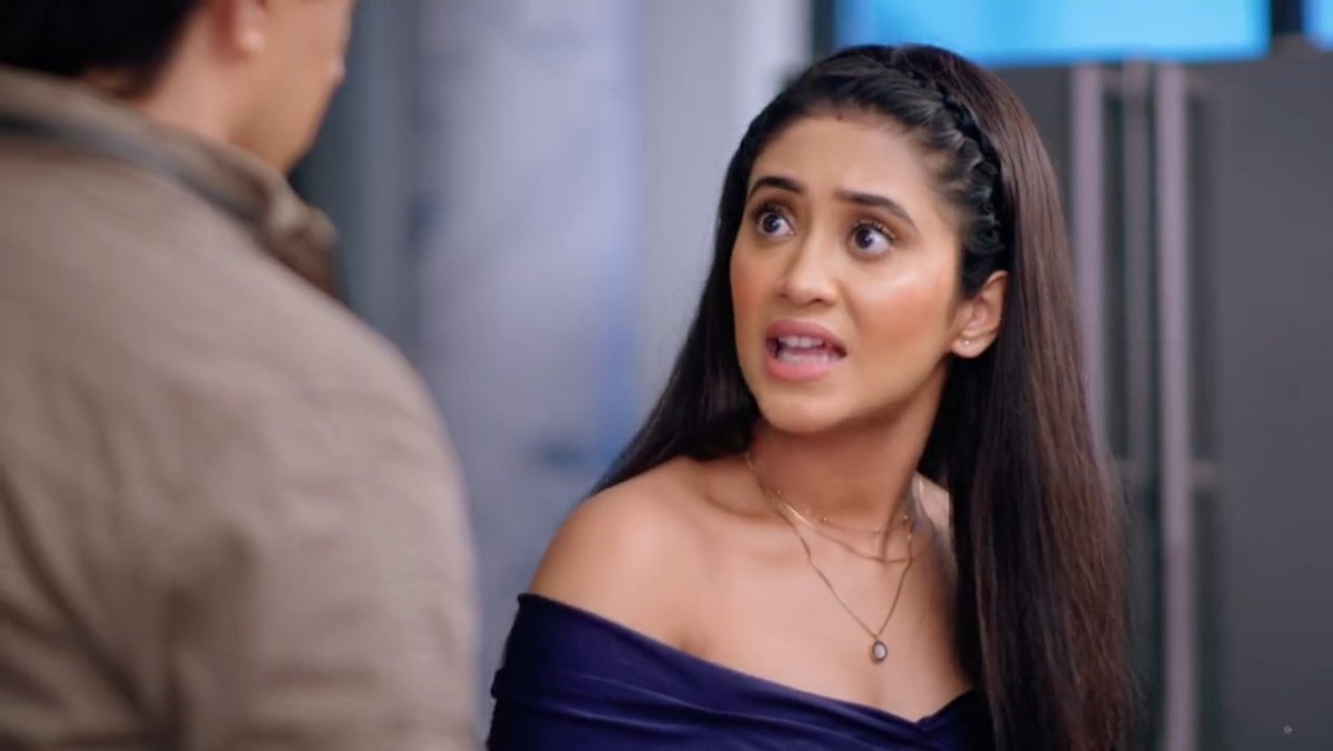 He truthfully told her that he has to leave,For he couldn't confide in anyone else.But after countless separations the word leave,Filled her with a strong feeling of dread.The concept of separation is  #Kaira's worst nightmare. So when he speaks about it, she panics. #yrkkh