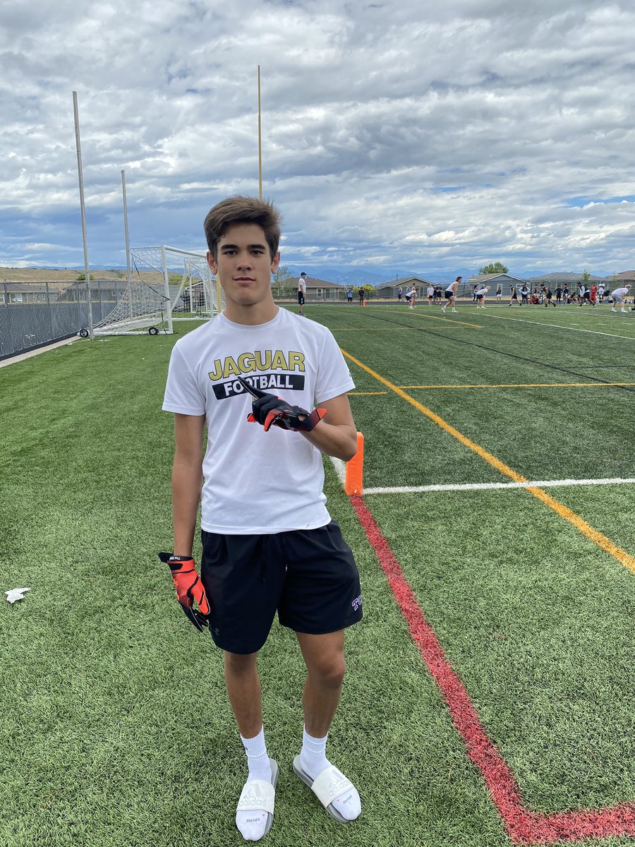 Congrats to <a href="/RCHSFootball1/">Rock Canyon Football</a> player Mac Garrison who is part of the C/O 2022. He had a 116” broad jump and a 29.5” vertical. Keep 👀’a on this athlete. <a href="/CoachThomas04/">Coach Thomas</a> @athletafiedmatt