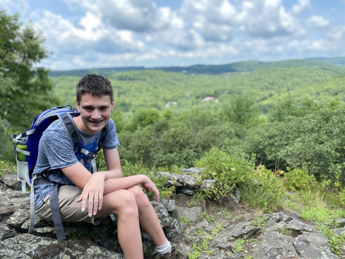 KRHornberger's tweet photo. Just shy of 6 miles with my oldest at @SteepRockAssoc Hidden Valley Preserve in Washington. He’s working on building stamina for Hiking merit badge! @CTwoodlands #StaySafeOutdoors #CTTrailsLessTraveled https://t.co/fZxjYKMQaR