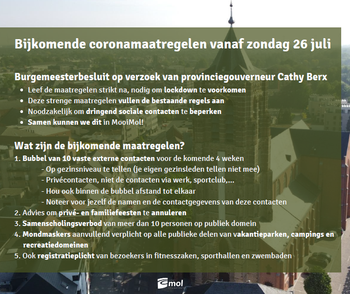 Gemeentebestuur Mol tweet media