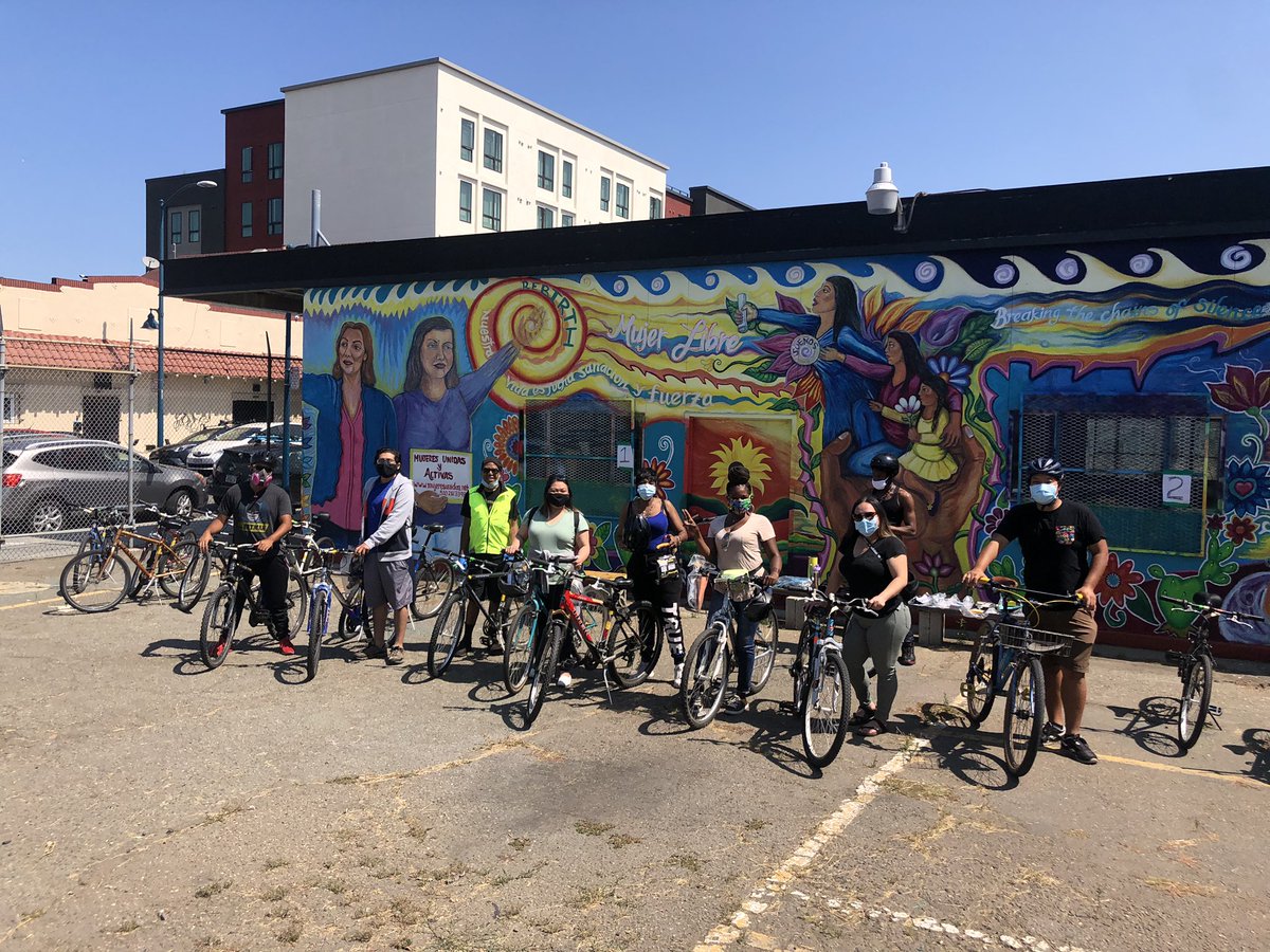 OPLBikeLibrary's tweet image. Partnered with the amazing staff at Cycles of Change to run a online bike safety class and distribute free bikes and accessories to new adult riders!