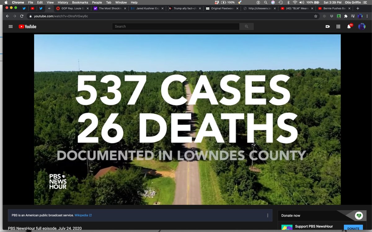 MONTYOG's tweet photo. Alabama #COVID19 #SlaveQuarters #HOOKworms PBS NewsHour full episode, July 24, 2020 https://t.co/F5p5syjfSh via @YouTube https://t.co/wqPyA11TYg