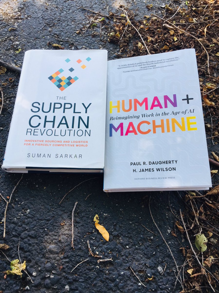 LaurelDelaney's tweet image. Found my quick reading for today - free and out of Library Box! Happy! #supplychain #AI #humanmachine