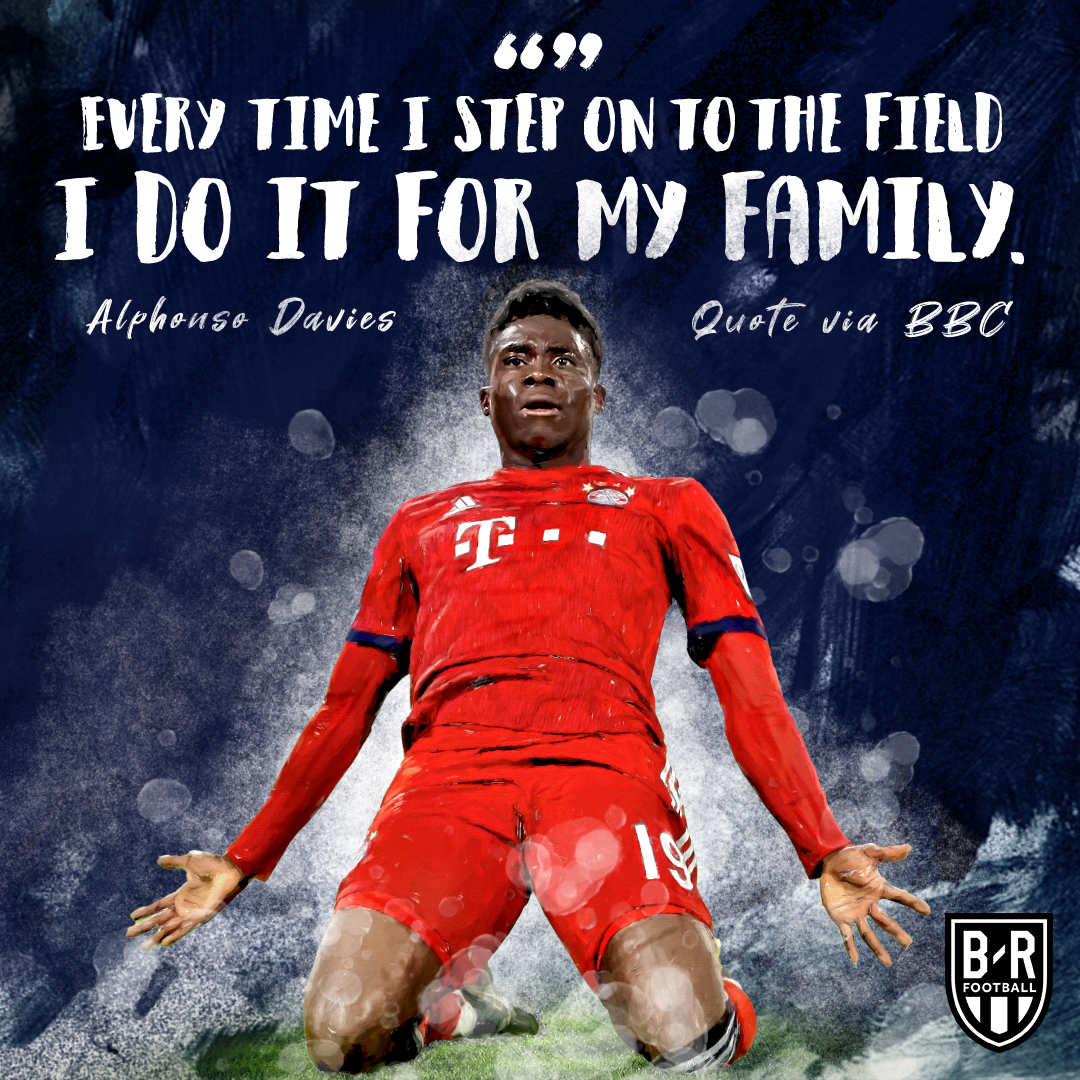 In spite of his rise to stardom,  @AlphonsoDavies’ motivation remains the same. 