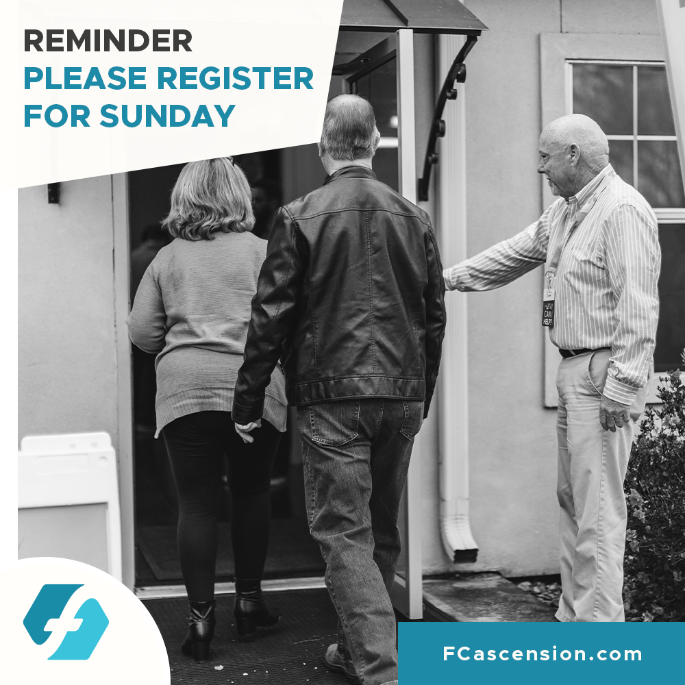 fellowshipla's tweet photo. [Reminder] Please register for Sunday: https://t.co/PgBFZAbZ0F https://t.co/6kACqzsTK1