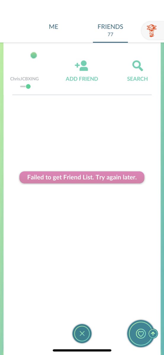 ChrisNoe7's tweet photo. @NianticHelp please fix or extend the rewards for this. My friend list won’t load which is prohibited me from contributing and will prohibit me from receiving the gifts if it gets unlocked. https://t.co/iGeb9uXHOk