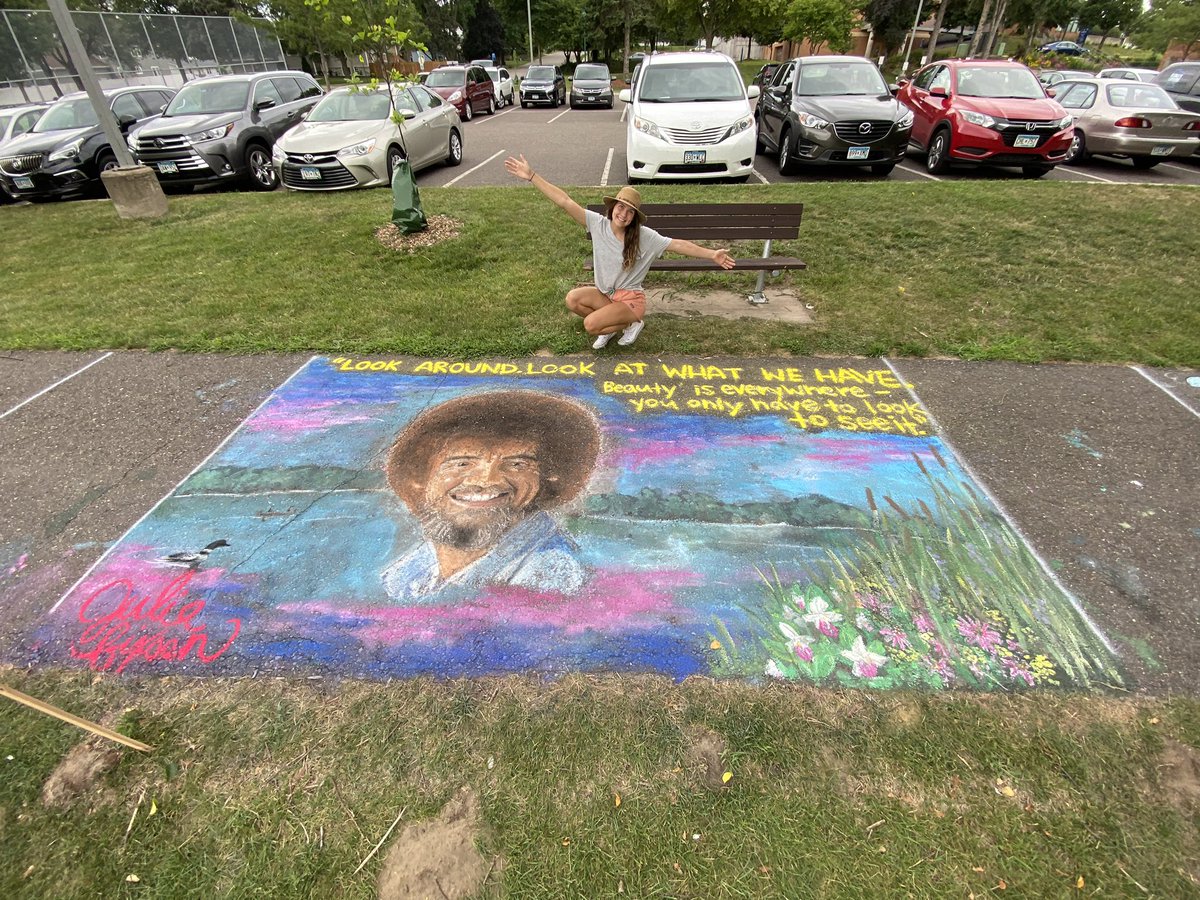 LauraFixsen's tweet photo. @petrosdeca Finished chalk painting. You can vote for Julia here: https://t.co/vAsotgUPe6 https://t.co/22k1eLyMKI