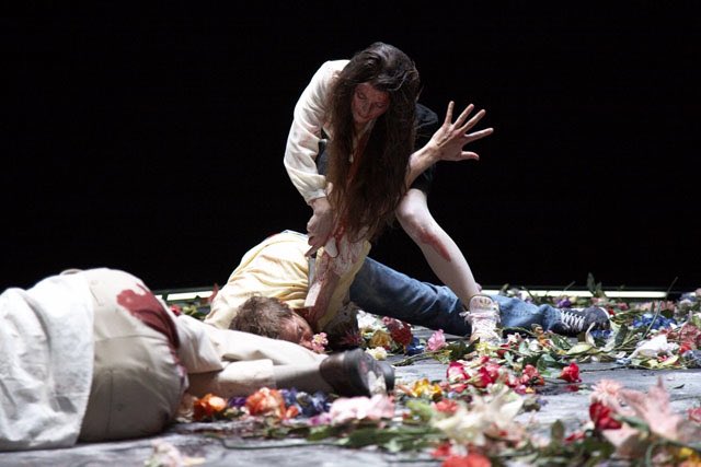 13. Experimental theater: War of Roses was an experimental production of the Sydney Theater Company back in 2008. The show took 9 hours in which they performed 3 plays: Richard I,II,III. Cate played Richard II.