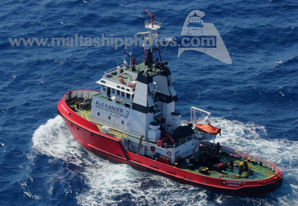 ShipsInPics's tweet photo. Thanks for the mention! Shipguru: #Vernicos #tug #ALEXANDER3 #engaged in #towing #underway #offshoremalta - 27.06.2015 - https://t.co/mHD2qaFt3w ShipsInPics worldshipsoc TUGSPOTTERS https://t.co/mdPbR0PdR5