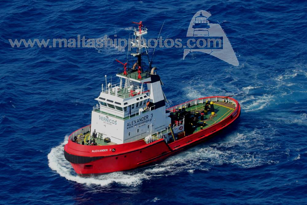 ShipsInPics's tweet photo. Thanks for the mention! Shipguru: #Vernicos #tug #ALEXANDER3 #engaged in #towing #underway #offshoremalta - 27.06.2015 - https://t.co/mHD2qaFt3w ShipsInPics worldshipsoc TUGSPOTTERS https://t.co/mdPbR0PdR5