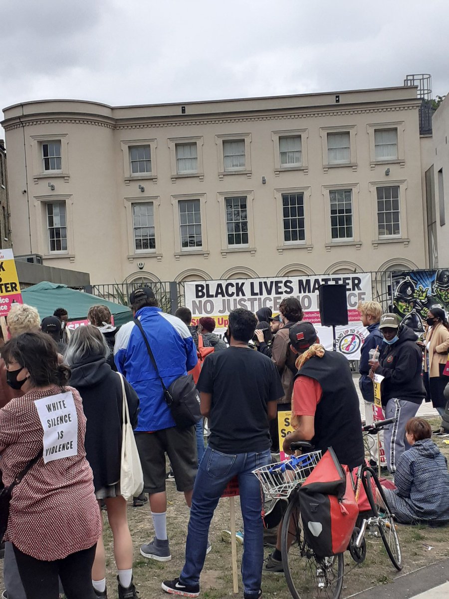 EmskiAl's tweet photo. #blmldn south London protest today against Section 60- stop and search https://t.co/EQ55X7Ulpz