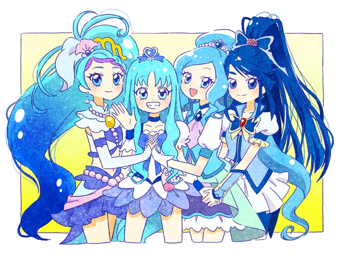 海の日間に合わなかった水系プリキュアたち? 