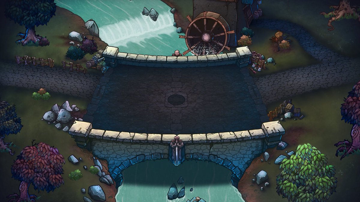 GladiatorGuild's tweet photo. We're enjoying a nice peaceful stroll this #screenshotsaturday over our bridge arena. Can't argue with the view it gives us. May be some trolls underneath that bridge though...

Wishlist on Steam
Follow the Kickstarter

#indiegames #indiedev #IndieWorldOrder #Kickstarter https://t.co/0B4daM2KVk