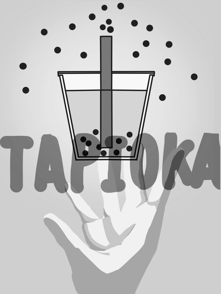 #絵をモノクロにするとかっこいい 