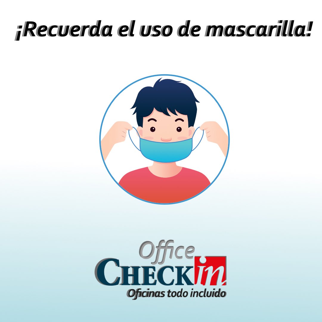 CheckinOffice's tweet photo. ¡El uso de mascarilla es obligatorio decontrol del edificio Pellas y las instalaciones de Check in Office!🏢
Recordemos el uso de esta , salva tu vida y la de los demás 😊 https://t.co/4DanpYdlsJ