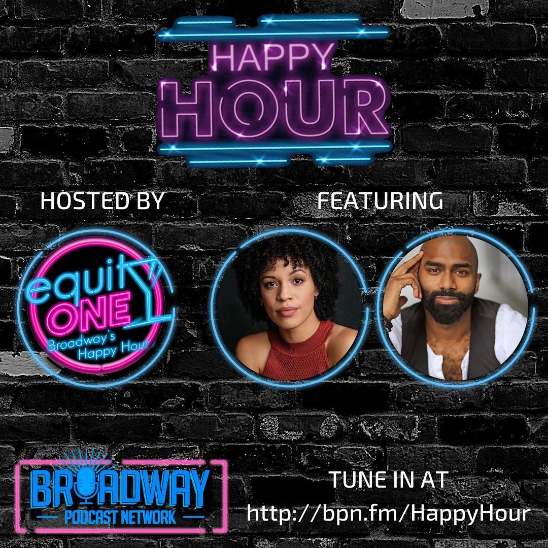 BwayPodNetwork's tweet photo. Grab a cocktail and join us for another #BPN Happy Hour! 🍸 TODAY at 4pm, have a drink with @SashaHutchings & @NikkyWalks as they chat with @equityone_ - https://t.co/7fgCURtGIy.
#theatrepodcast #theatre #bway #broadway #hamilton #LittleJustice #EquityOne #HappyHour https://t.co/wQRNnCL61r