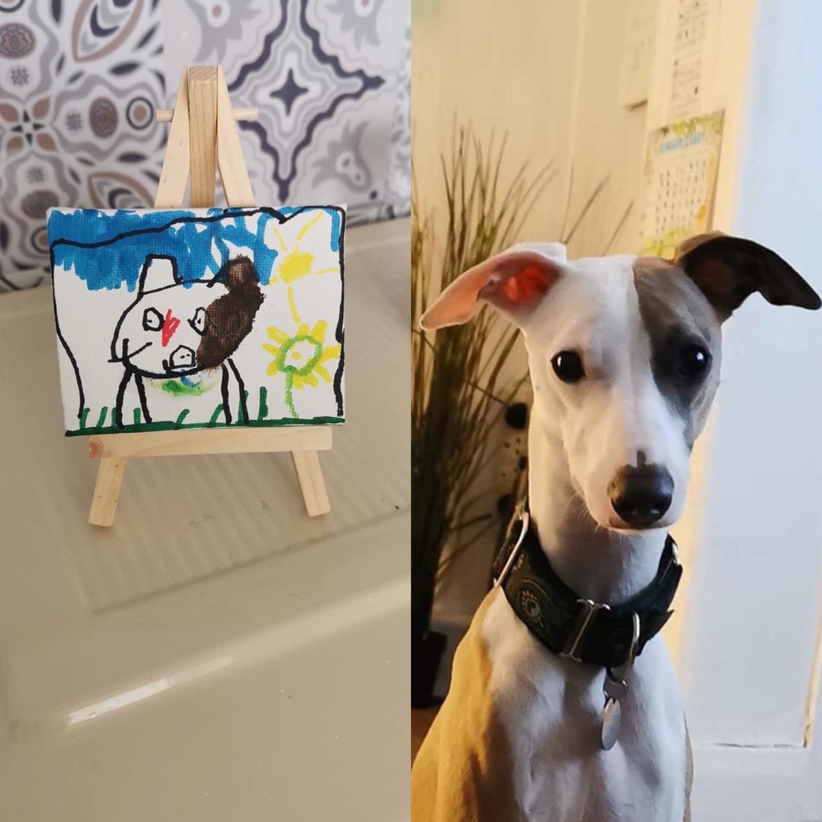 ThePlaceM14's tweet photo. #ArtsEatReadRepeat “Aaron getting artsy. Thank you for everything.
Arts Eat Read Repeat
Aaron is really enjoying the crafts, the painting is our doggy outside” @macinnes_neil @TNLComFund @WeLoveMCRfund @4EVERManchester @OneMcr @MCCFallowfield @MarcusRashford #summerfun https://t.co/1eVz9A4Z2Z