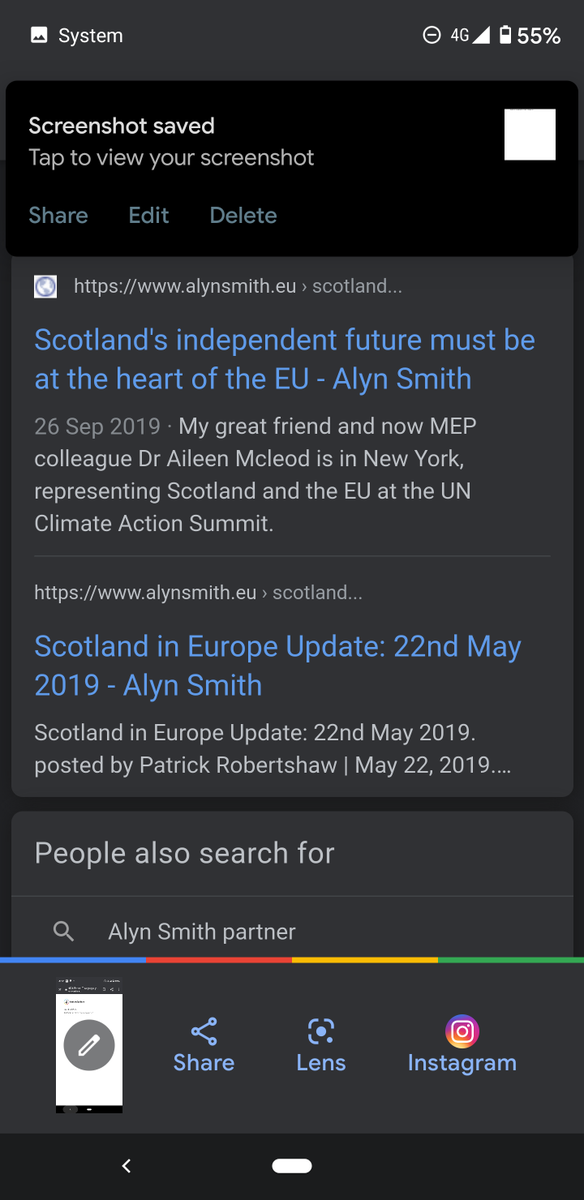 Could we about to see a change in position from the SNP? Looks like  @AlynSmith has deleted his website saying iScot must be at the heart of EU, and that argued against EFTA etc. Alternatives