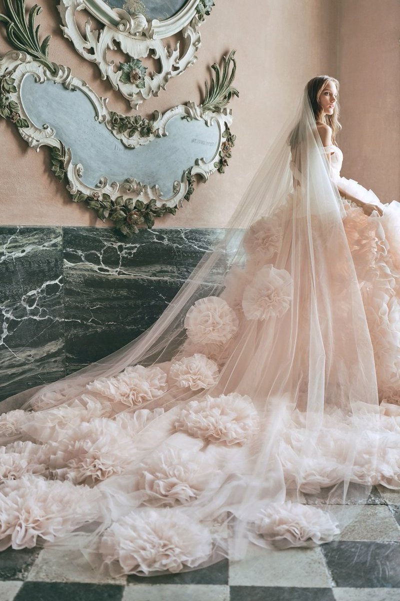 FashionweekNYC's tweet photo. Take a look at the Monique Lhuillier Fall 2020 Bridal Collection 👰💍 https://t.co/M9ihAX6JXm