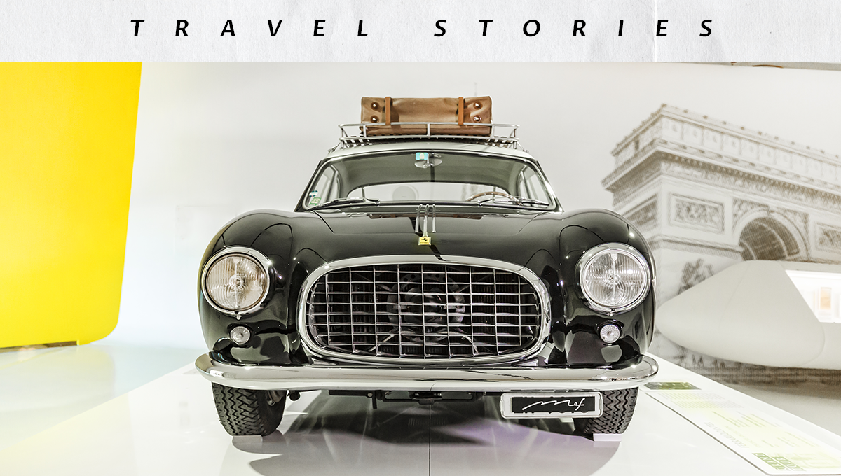 MuseiFerrari's tweet photo. The #Ferrari212Inter was commissioned by Roberto Rossellini for Ingrid Bergman. The car, which offered style and comfort, became the actress’s travel companion on trips to Paris. Visit the #MuseoEnzoFerrari “Grand Tour” exhibit for more! 👉 https://t.co/lOlhHcwwNV https://t.co/M2B0uja7z0