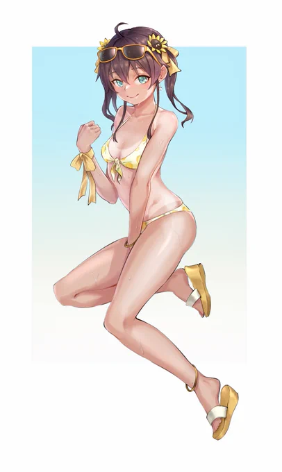 新しい水着がとても綺麗です。大好きです!
 #祭絵 