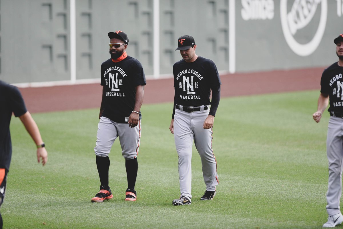Orioles's tweet photo. Honoring those who came before us. https://t.co/kizm3LXsNQ