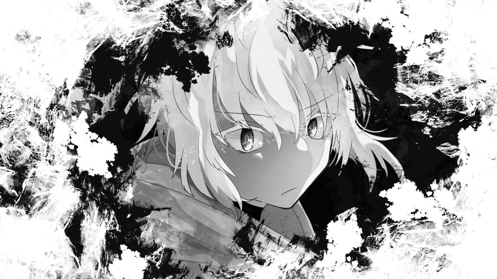 絵をモノクロにするとかっこいい 元からモノクロの奴が一人いる 絵をモノクロにするとかっこいい 元からモノクロの奴が一人いる