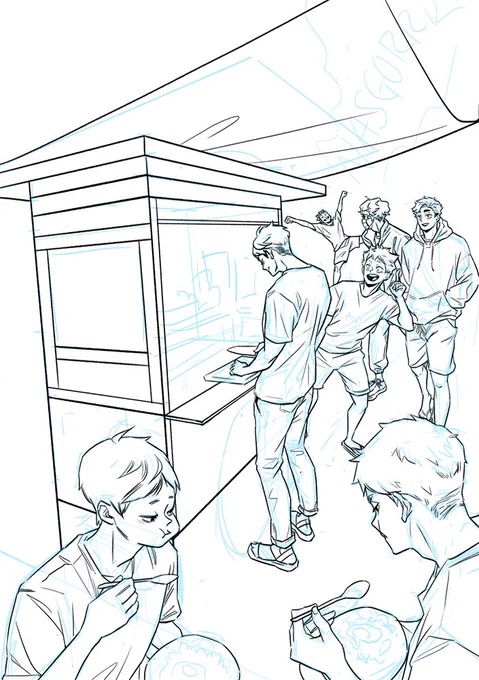 I'm dreading (yet also excited at) the moment when I have to fill in the cart lol 

So this scene is pretty common among college kids here. I used to spend dinner at a nasi goreng cart and college kids from around the area would be there too. It was so lively. 