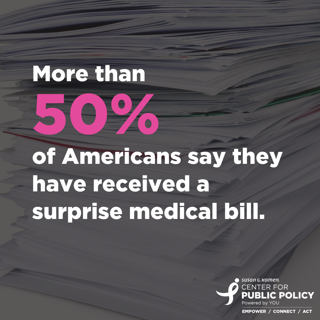 KomenNCCA's tweet photo. #Breastcancer patients shouldn't have any surprises when it comes to their care. Help @SusanGKomenAdvocacy #ProtectPatients and #StopSurpriseBills in the next COVID-19 stimulus package. Click link bio to learn more about advocacy we're doing. https://t.co/FEFLaJGQtt
