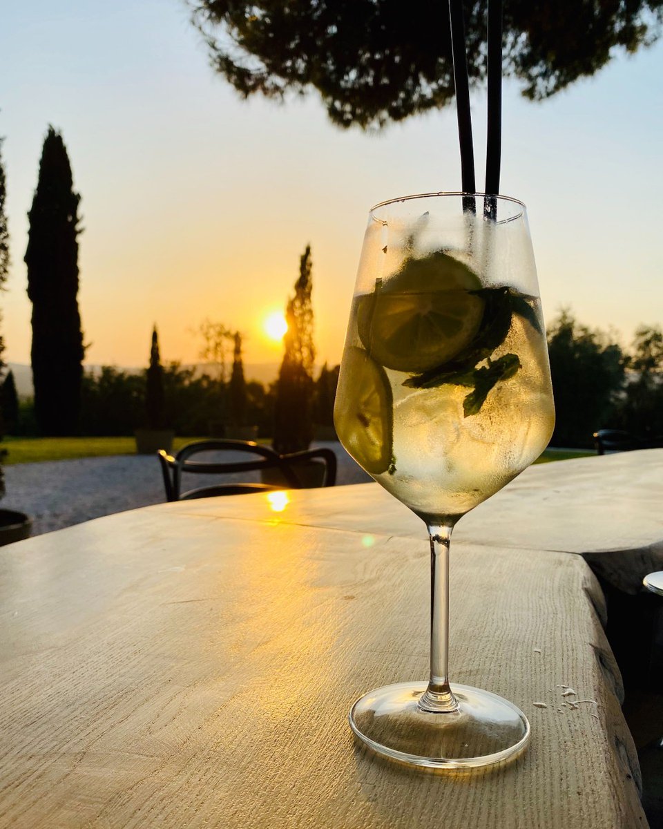 CDSB Hugo: Fresh Mint Julep, Elderflower Syrup, Lime and our Prosecco #saturday  #contidisanbonifacio #cdsbrestaurant #cdsbwines #cdsbhotel #cocktails #localingredients #lastsummersunsets #sun #tuscanglow #sunset #underthetuscansun #aperitivo