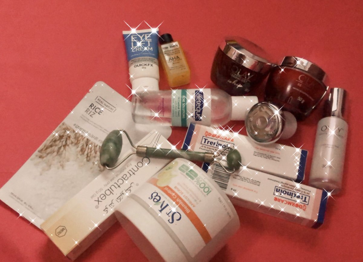 mermaidjeany's tweet photo. If not because of mascne, I won’t be doing this. 😭 
#SkinCareHaul #SendHelp #SendMeTips https://t.co/ZlvSb70c6T