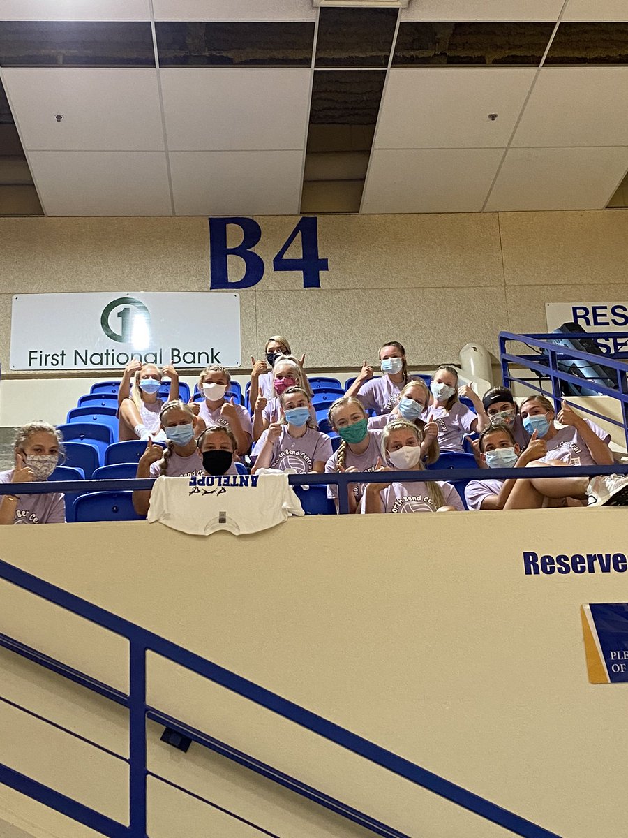NBCTigerVball's tweet photo. Good day of volleyball and team time yesterday. #tigersgettingbetter #unkcamp #Summer2020 https://t.co/Qai6j3WNpD