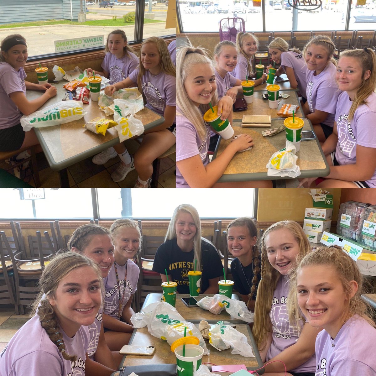 NBCTigerVball's tweet photo. Good day of volleyball and team time yesterday. #tigersgettingbetter #unkcamp #Summer2020 https://t.co/Qai6j3WNpD
