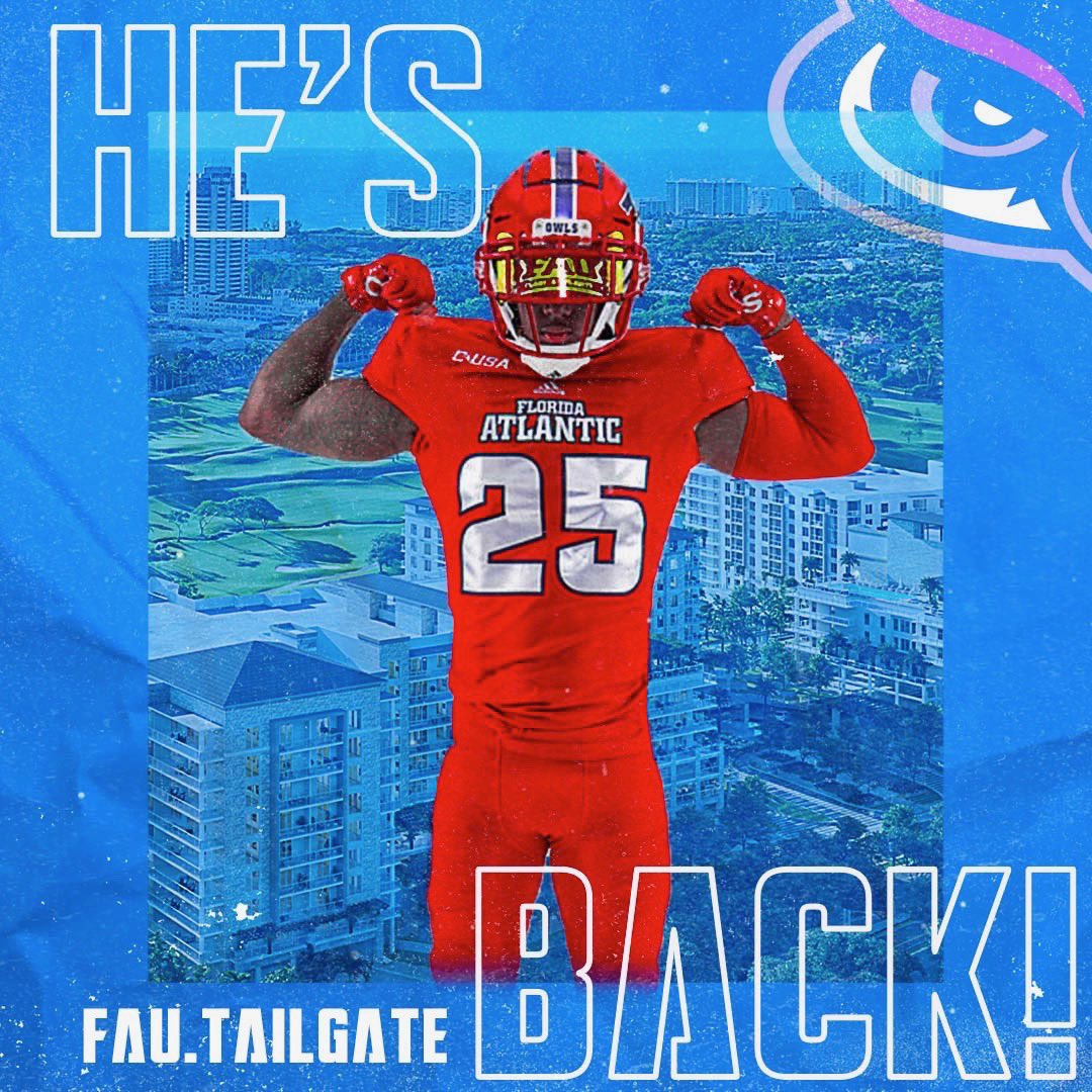 FauTailgate's tweet photo. He’s Back Y’all!!!!!! @RahsaanL https://t.co/qF8jqKZ4zw