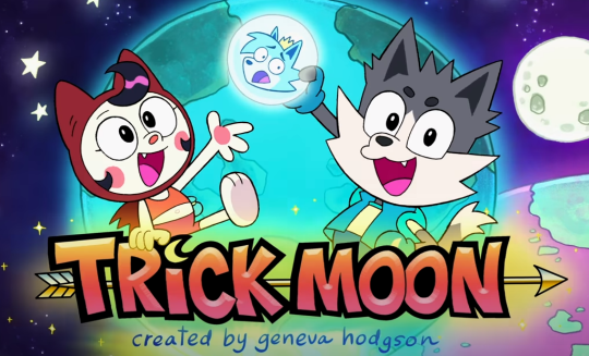 Animated_Antic's tweet photo. I finally saw the Cartoon Network short Trick Moon and it was a lot of fun. Lots of great jokes, memorable characters, and fun action. With some fine-tuning, I'd love to see it get a show. Hopefully, Cartoon Network gives it a chance to become a show. https://t.co/szpZgbbDGE