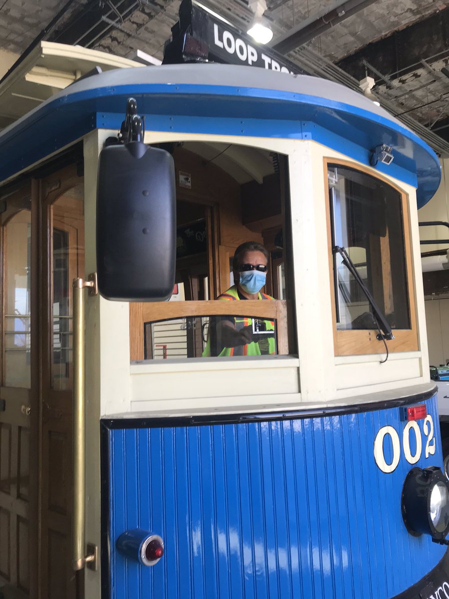 Come take a free ride with us today and visit some of <a href="/TheDelmarLoop/">The Delmar Loop</a>’s amazing businesses. We’re wearing our masks, please wear yours too! 😷 🚃